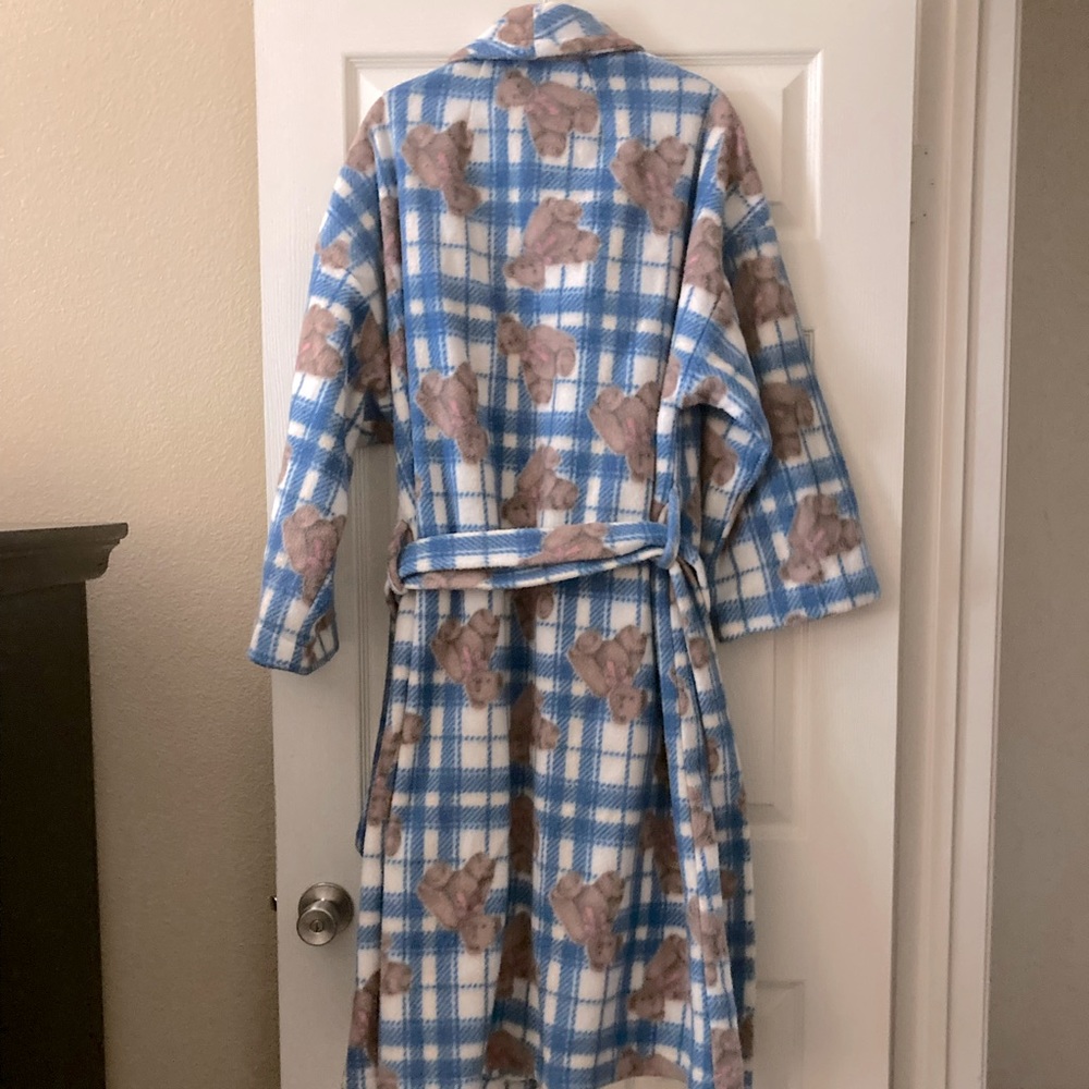Fleece Teddy Bear Robe - Handmade - Picture 10 of 11